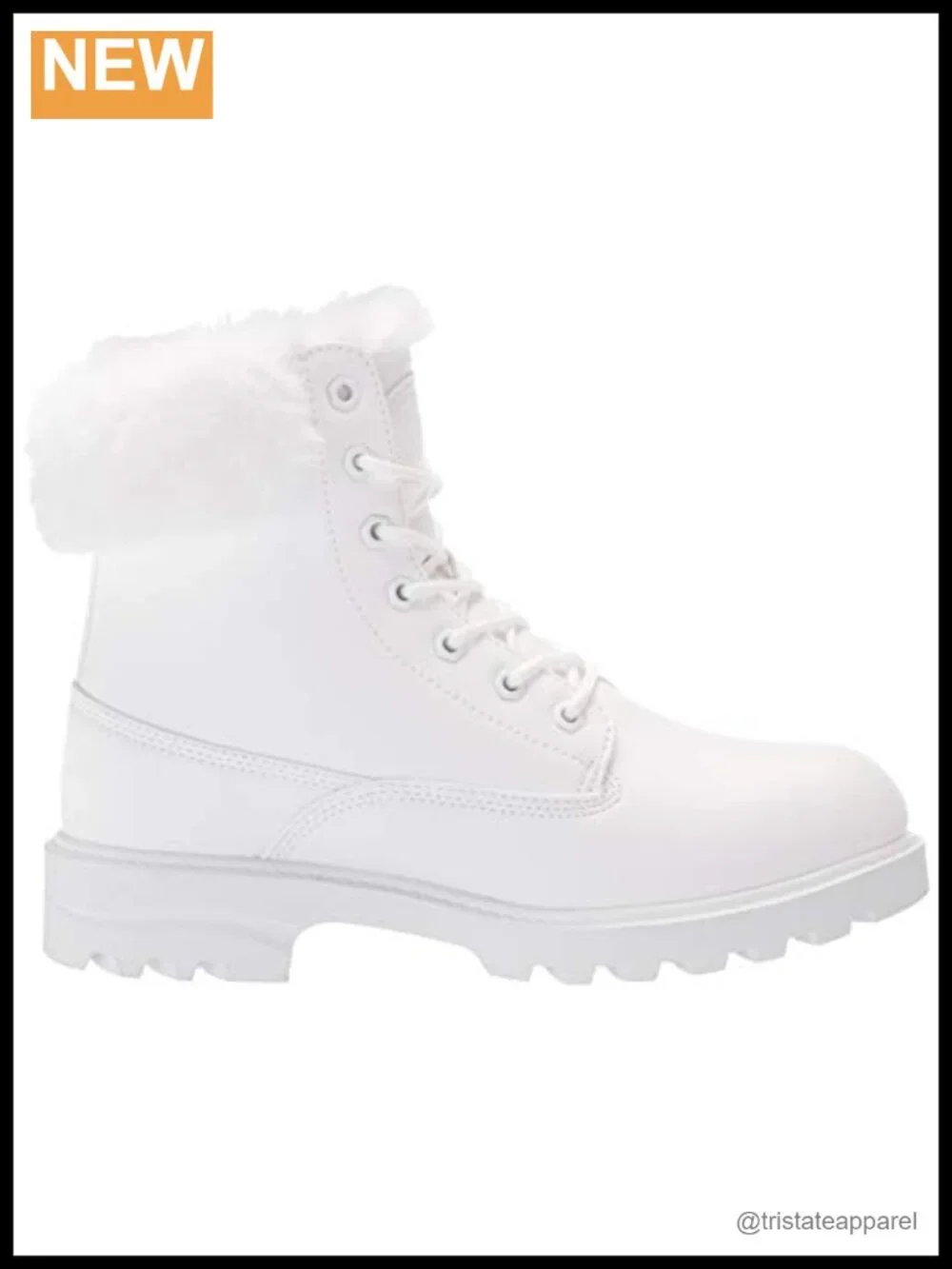 Lugz Women's Empire Hi Faux Fur Chukka Boot with Memory Foam